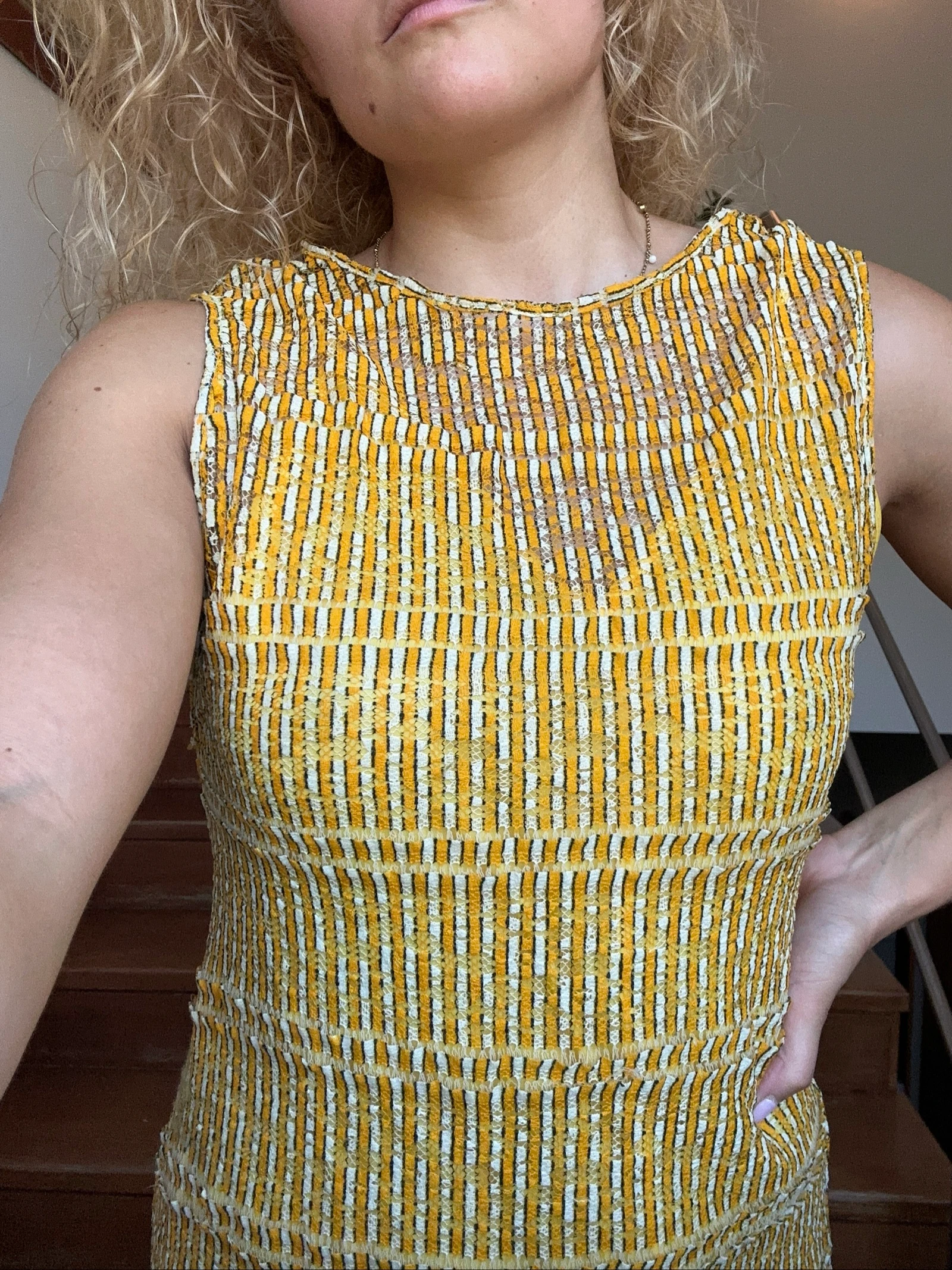 Robe jaune Zara – photo 2